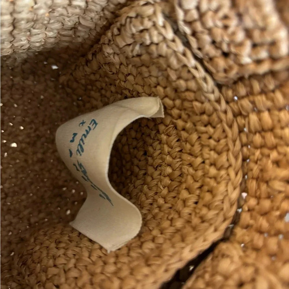 EMILI SINDLEV X MANEBÍ 
Raffia and Leather Summer Bag Mini
Cross-body - Picture 10 of 10